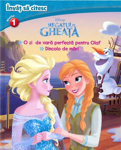 Invat sa citesc. Regatul de gheata. O zi de vara perfecta pentru Olaf. Dincolo de mari. Nivelul 1 | Disney