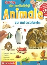 Carte de activitati - Animale cu autocolante | Iuliana Ionescu