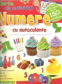 Carte de activitati - Numere cu autocolante | Iuliana Ionescu