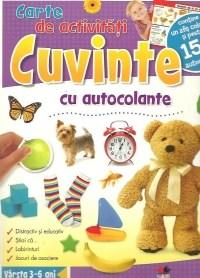 Carte de activitati - Cuvinte cu autocolante | Iuliana Ionescu