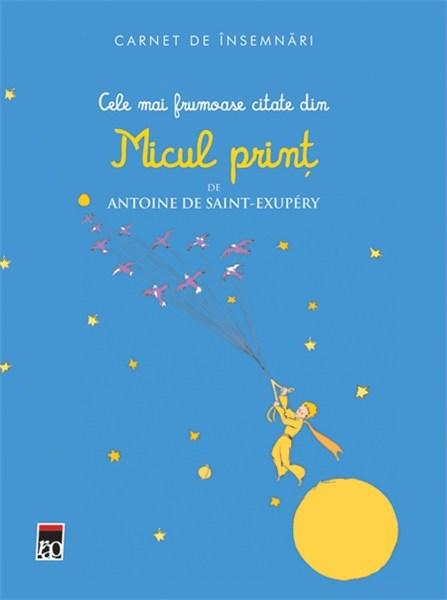 Carnet de insemnari. Cele mai frumoase citate din Micul print de Antoinede Saint-Exupery |
