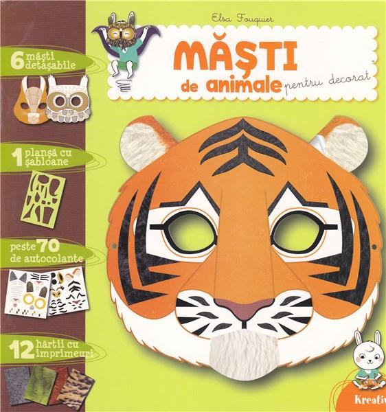 PDF Masti de animale | Elsa Fouquier carturesti.ro Carte