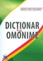 Dictionar de omonime | Marius-Emil Dulgheru carturesti.ro imagine 2022