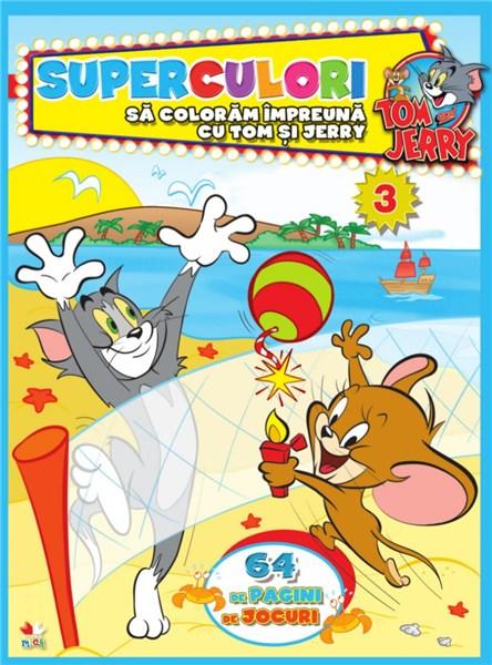 Tom si Jerry – Superculori – Sa coloram impreuna cu Tom si Jerry Vol. 3 | carturesti.ro imagine 2022