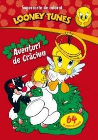 Looney Tunes Aventuri de Craciun - Supercarte de colorat |