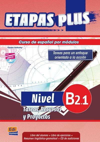 Etapas Plus B2.1. Tareas, Recursos y Proyectos. Libro del alumno/Ejercicios + CD | Equipo Entinema