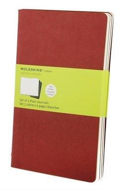 Set de 3 jurnale Moleskine Red Large Plain Cahier | Moleskine