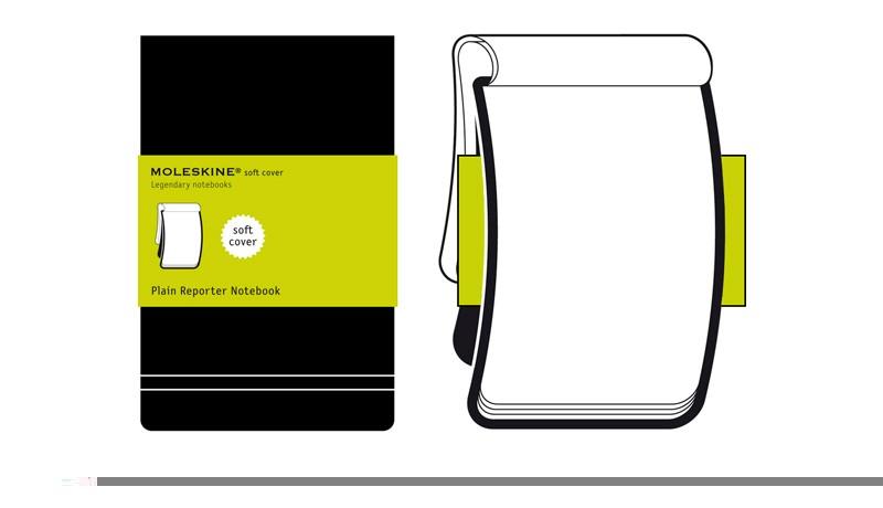 Moleskine Plain Soft Reporter Notebook - Pocket | Moleskine