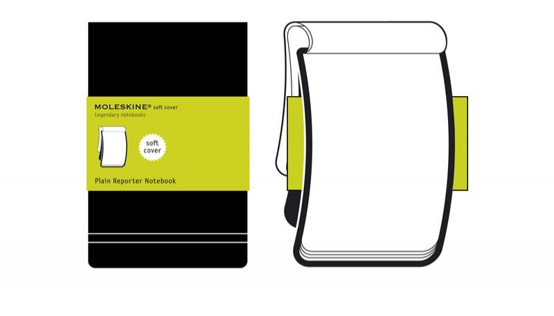 Moleskine Plain Soft Reporter Notebook - Large | Moleskine