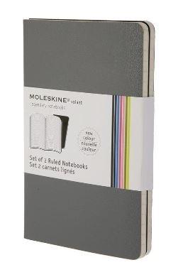 Moleskine 2 Volant Notebook Pocket Ruled Grey | Moleskine