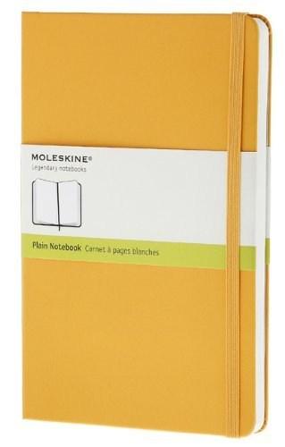 Moleskine Large Plain Hard Notebook - Golden Yellow | Moleskine