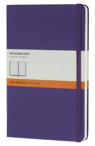 Notebook Ruled Brilliant Violet Hard Cover Large | Moleskine