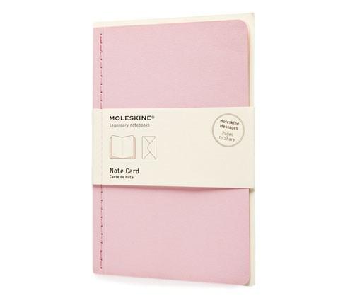 Moleskine Messages Note Card Pocket. Peach Pink | Moleskine