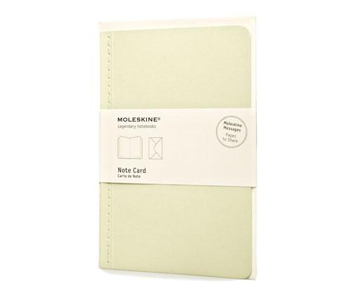 Moleskine Messages Note Card Pocket. Green Tea | Moleskine
