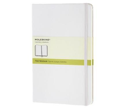 Notebook Pocket Plain White Hard Cover | Moleskine