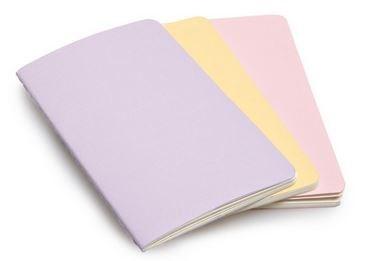 Moleskine Cahier Pocket Trio Pastel Plain Notebook - Multicolour | Moleskine