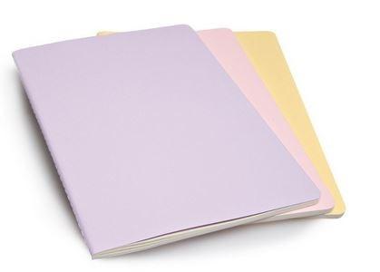 Moleskine Cahier Extra Large Trio Pastel Plain Notebook - Multicolour | Moleskine