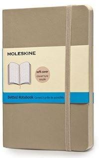 Moleskine Soft Pocket Khaki Beige Dotted Notebook | Moleskine