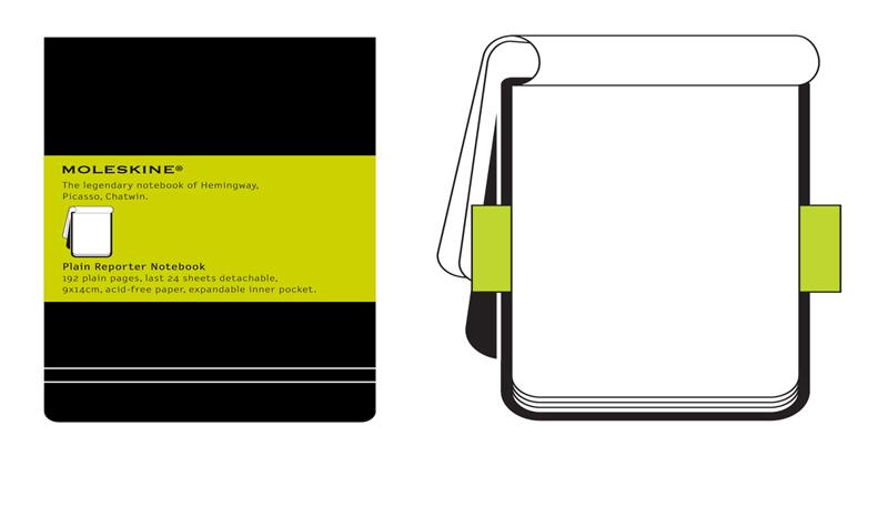 Moleskine Plain Reporter Notebook - Pocket | Moleskine