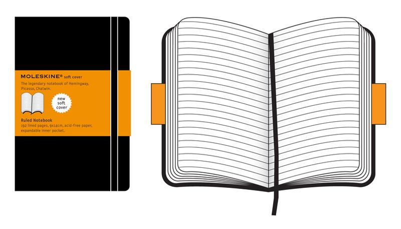 Moleskine Ruled Soft Notebook - Pocket | Moleskine