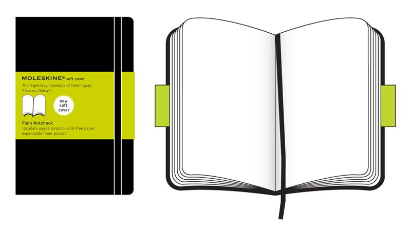 Moleskine Plain Soft Notebook - Pocket | Moleskine