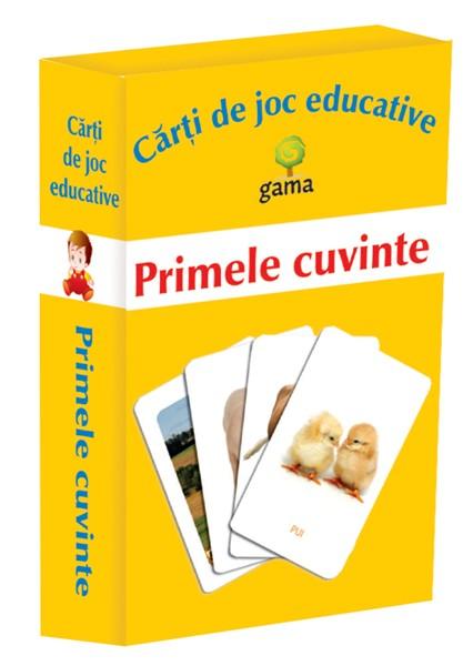 Carti de joc educative- Primele cuvinte | carturesti.ro imagine 2022