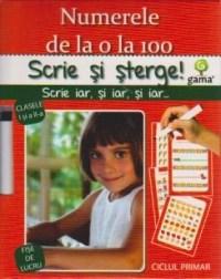 Scrie si sterge! Numerele de la 0 la 100 |