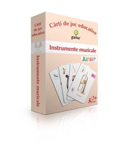 Carti de joc educative - Instrumente muzicale 