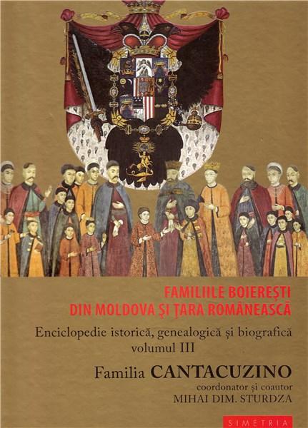 Familiile boieresti din Moldova si Tara Romaneasca Vol. III | Mihai Dim. Sturdza