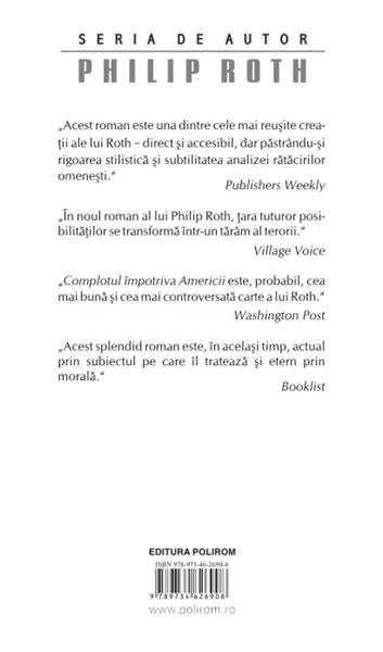 Complotul impotriva Americii | Philip Roth - 1