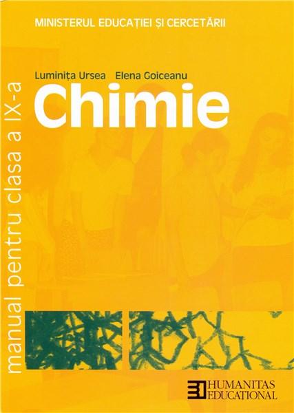 Chimie - manual pentru clasa a IX-a | Luminita Ursea, Elena Goiceanu