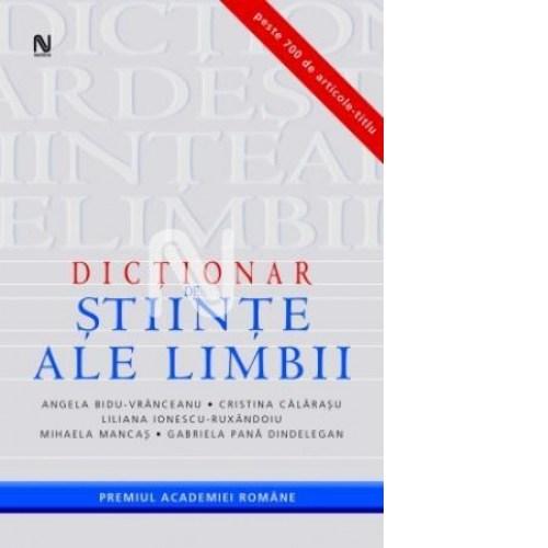Dictionar de stiinte ale limbii | Angela Bidu-Vranceanu