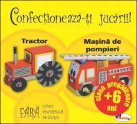 Confectioneaza-ti jucarii! Tractor. Masina de pompieri |