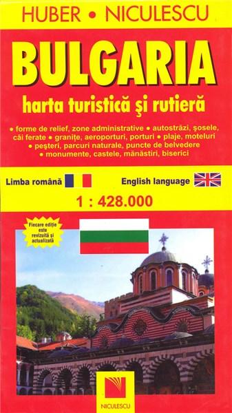 Bulgaria – Harta turistica si rutiera | carturesti 2022