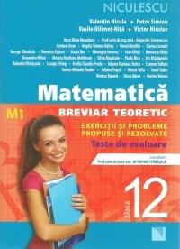 Matematica - Cls. a XII-a M1 - Breviar teoretic | Petre Simion, Valentin Nicula