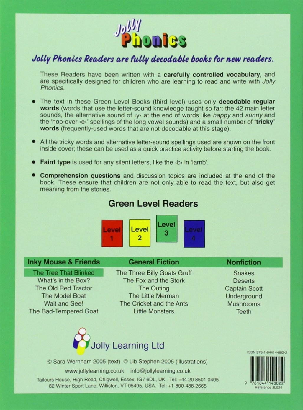 Jolly Phonics Readers | Sara Wernham - 1 | YEO