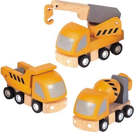 Set jucarii din lemn - Highway Maintenance Vehicles | Plan Toys