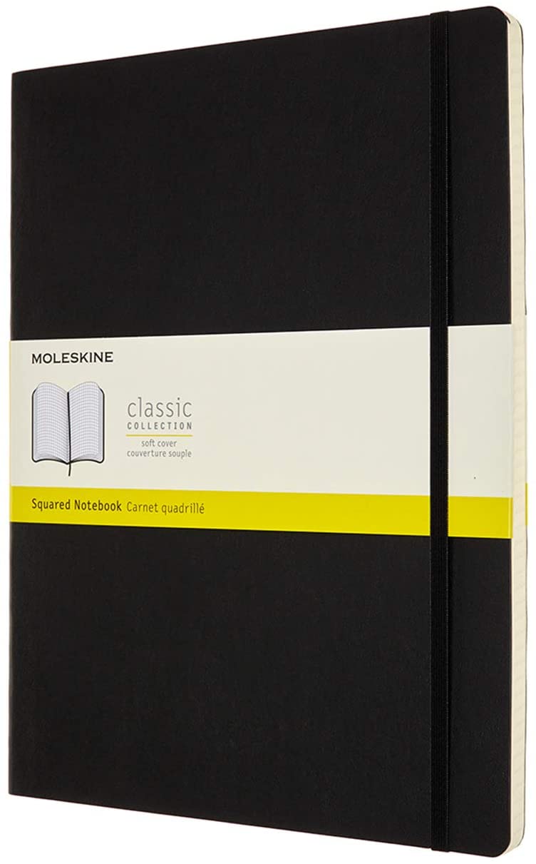 Carnet - Moleskine Classic - Soft Cover, XX-Large, Squared - Black | Moleskine