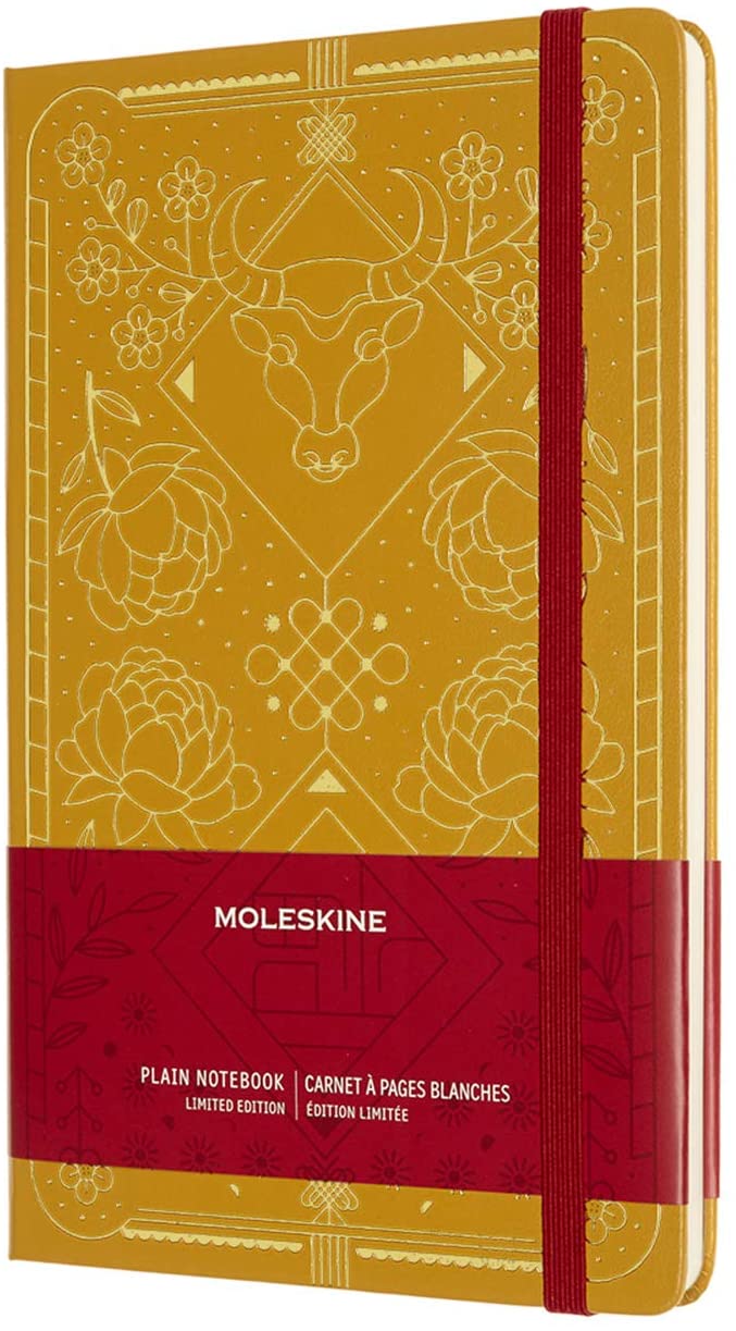 Carnet - Year of the Ox - Large, Plain, Hard Cover - Gold | Moleskine