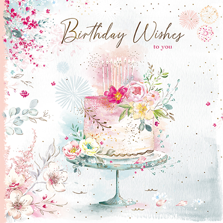 Felicitare - Pink Birthday Cake | The Great British Card Company