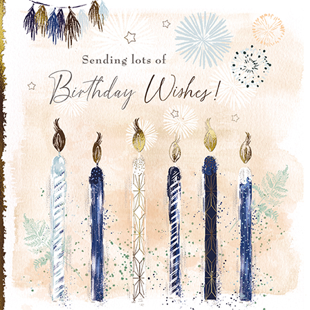 Felicitare - Candles | Great British Card Company