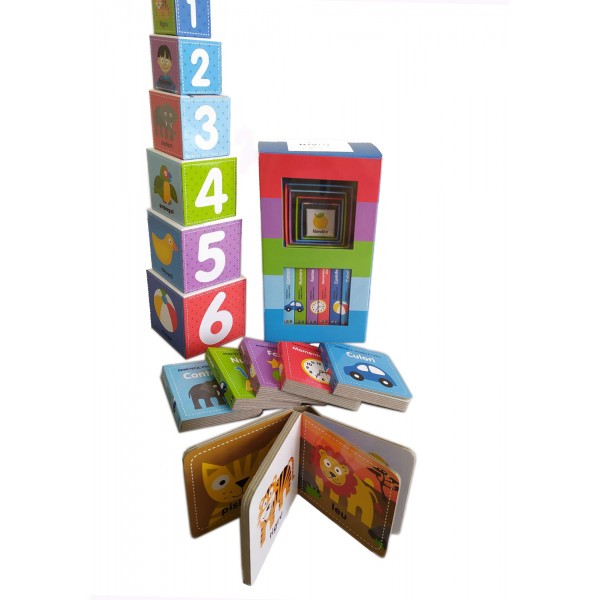 Set educativ 6 carti + 6 cuburi | (set imagine 2022