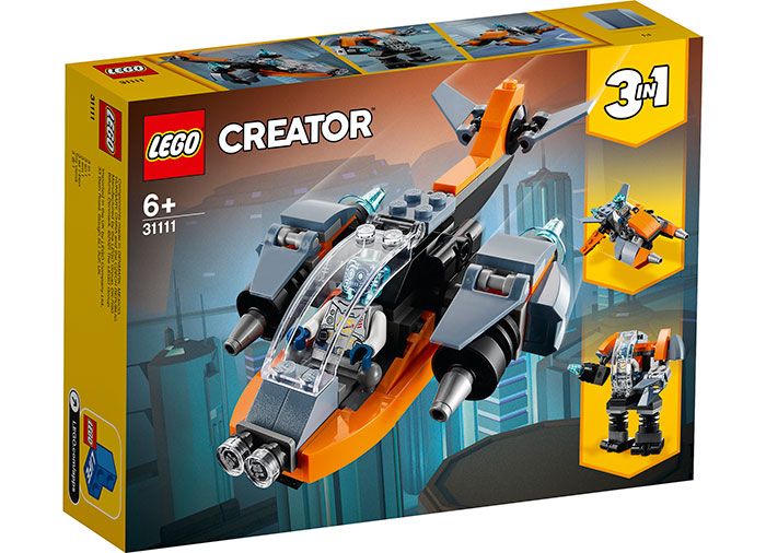 LEGO Creator - Cyber Drone 3in1 (31111) | LEGO