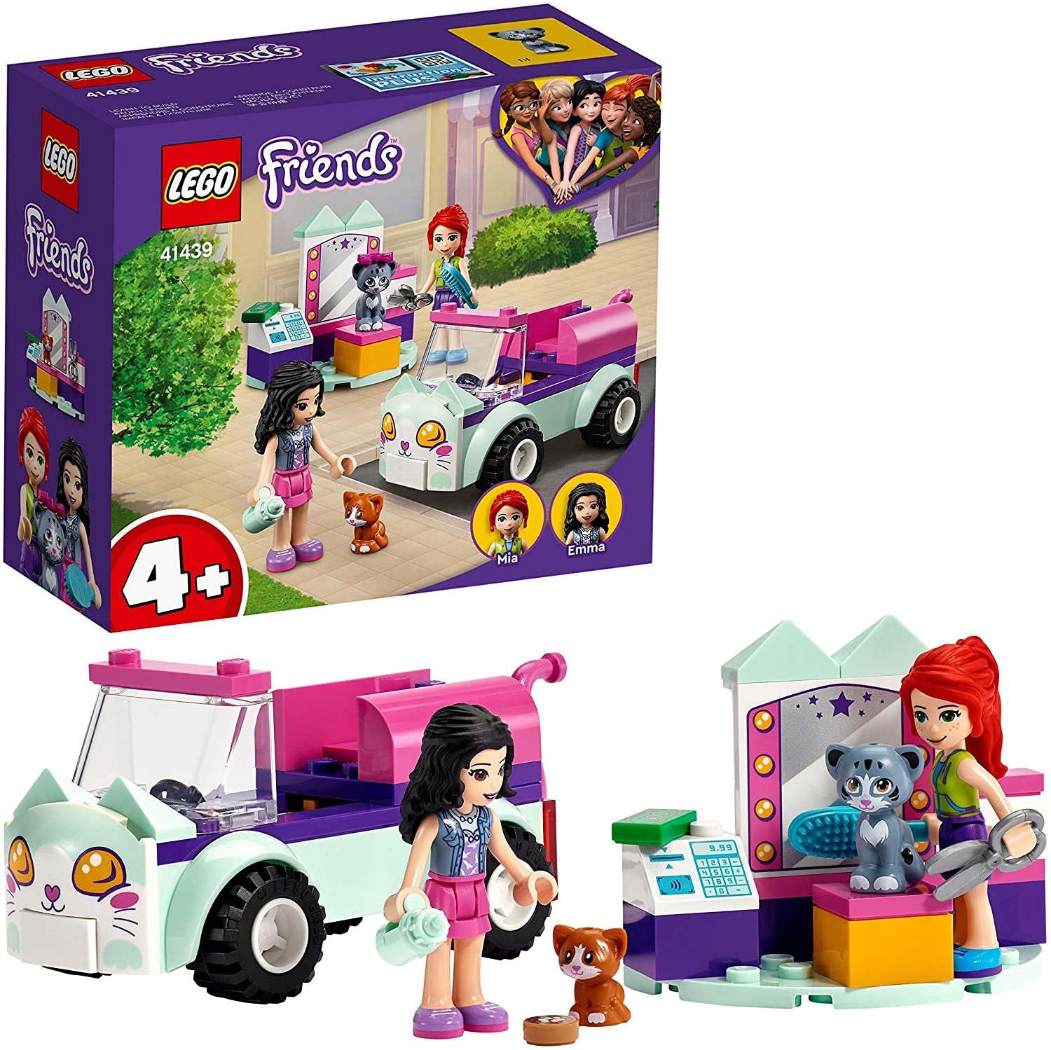 LEGO - Friends: Masina pentru ingrijirea pisicilor, 41439 | LEGO