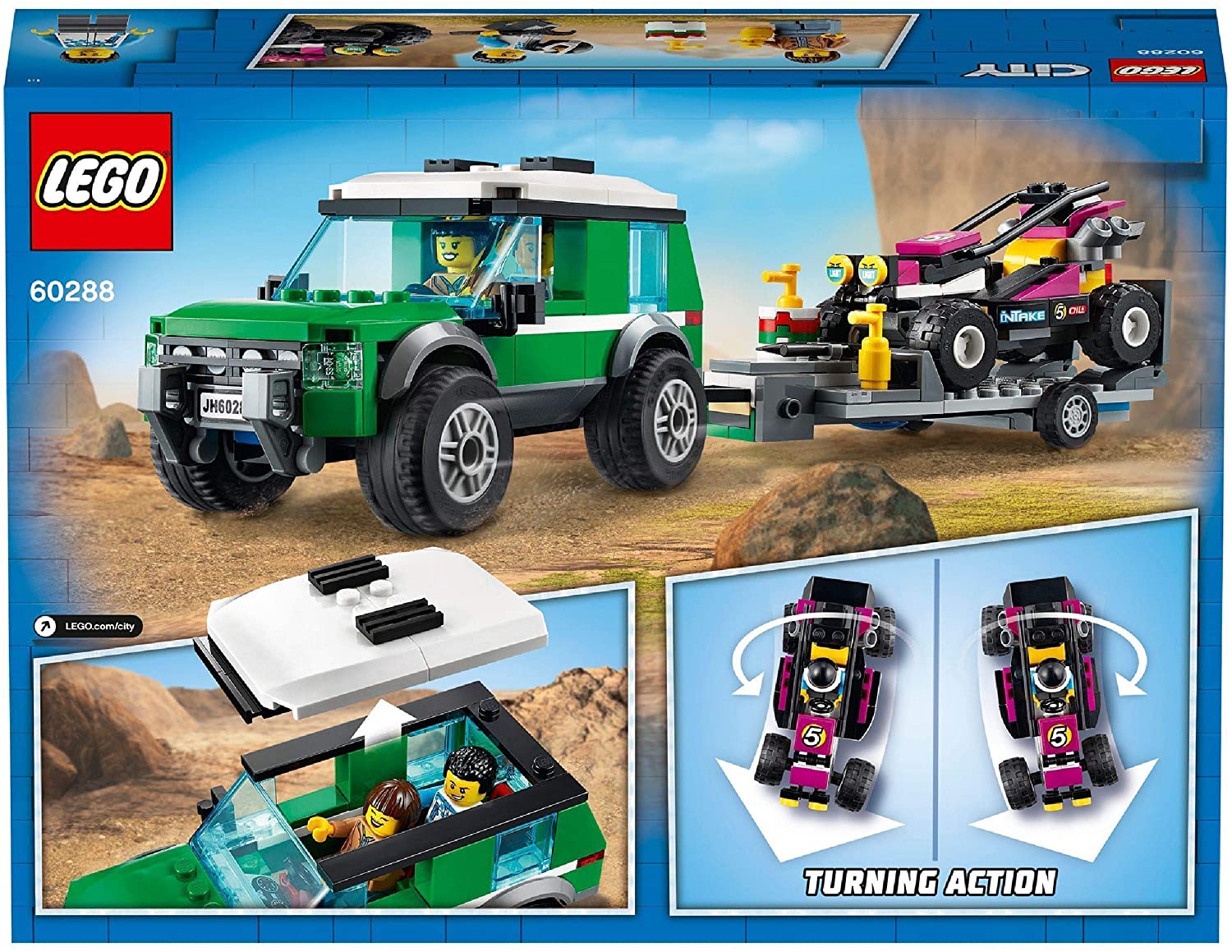 LEGO City - Transportor de buggy (60288) | LEGO