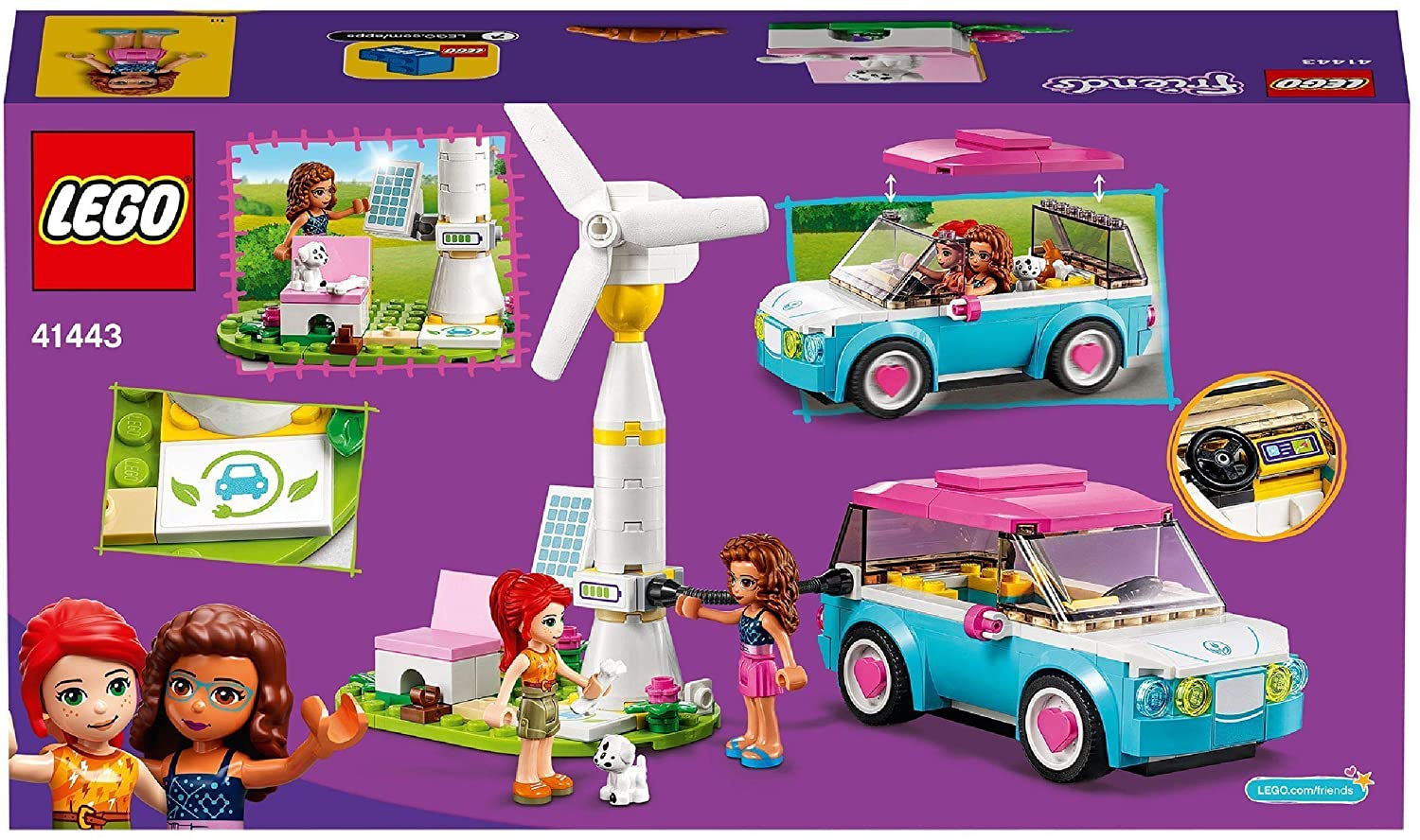 LEGO - Friends: Masina electrica a Oliviei, 41443 | LEGO