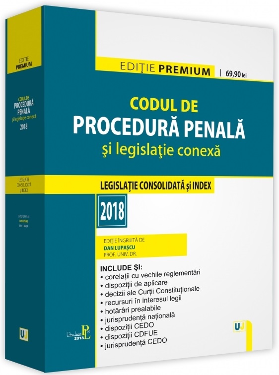 Codul de procedura penala si legislatie conexa | Dan Lupascu Carte 2022